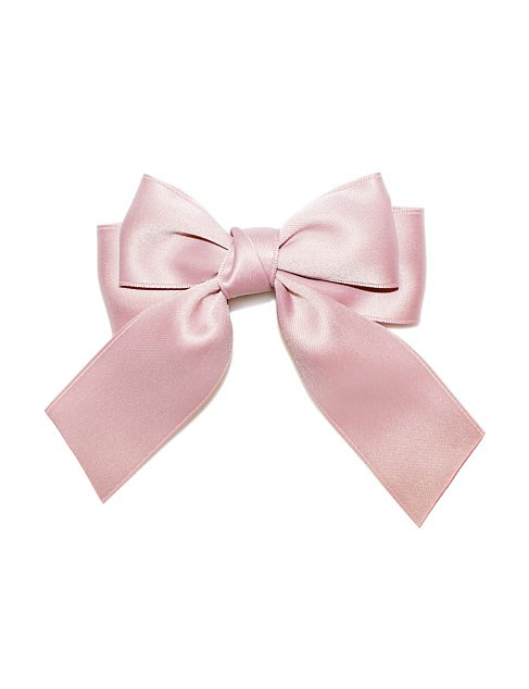 Hepburn & Co Satin Double Bow Barrette | David Jones | David Jones (Australia & New Zealand)