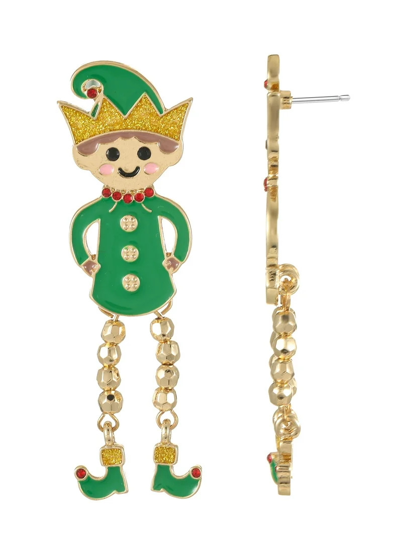 Holiday Time Elf Earrings, 1 Pair | Walmart (US)