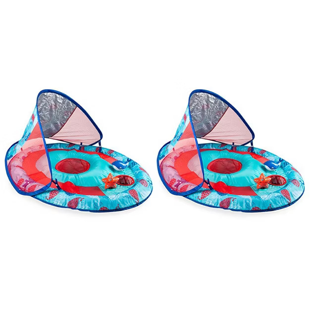 Swimways 6051189 Baby Toddler Swimming Pool Spring Float Activity Splash Station with Removable S... | Target
