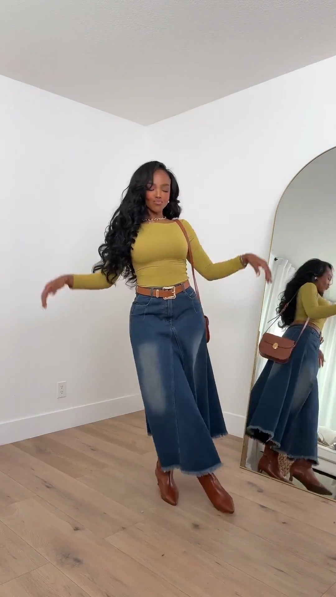 Scroll to shop! ✨ Everything from this look is linked below. 👇🏽    

Wearing: Size Small | 5’4” | 140 lbs | Denim 2 Long

📲   Download the FREE LTK app & follow me (@kirasfashionfinds) to shop all my daily finds.  #LTKootd #LTKPetite #LTKU