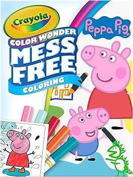 CRAYOLA Color Wonder - Peppa Pig Mess-Free Colouring Book (Includes 18 Colouring Pages & 5 Magic ... | Amazon (UK)
