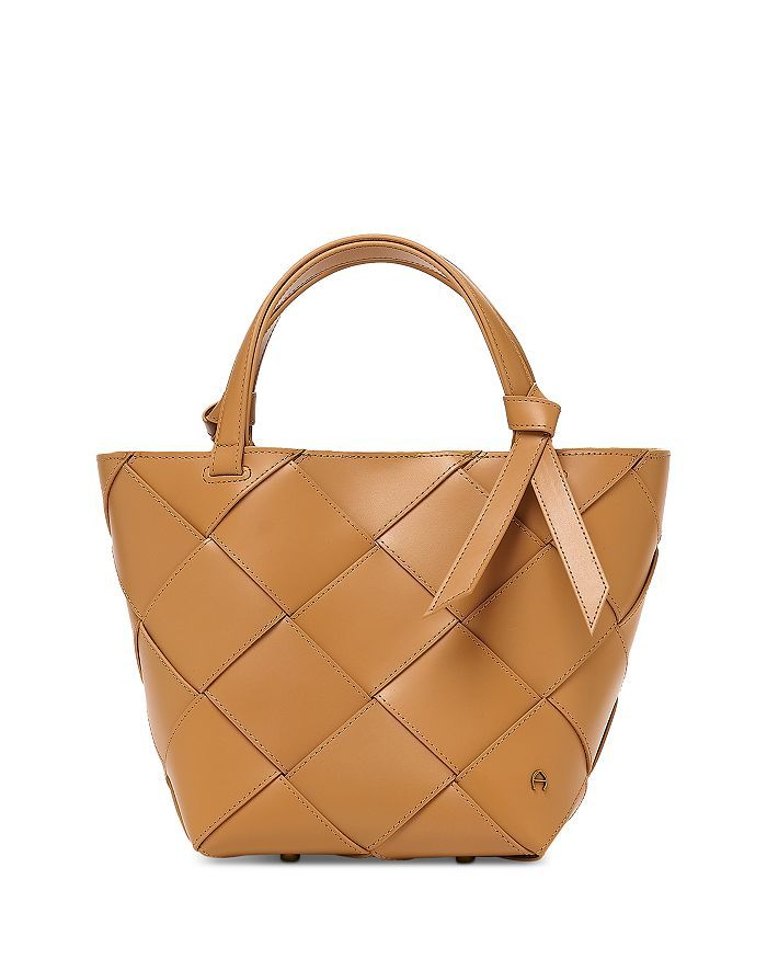 Ella Small Woven Leather Satchel | Bloomingdale's (US)