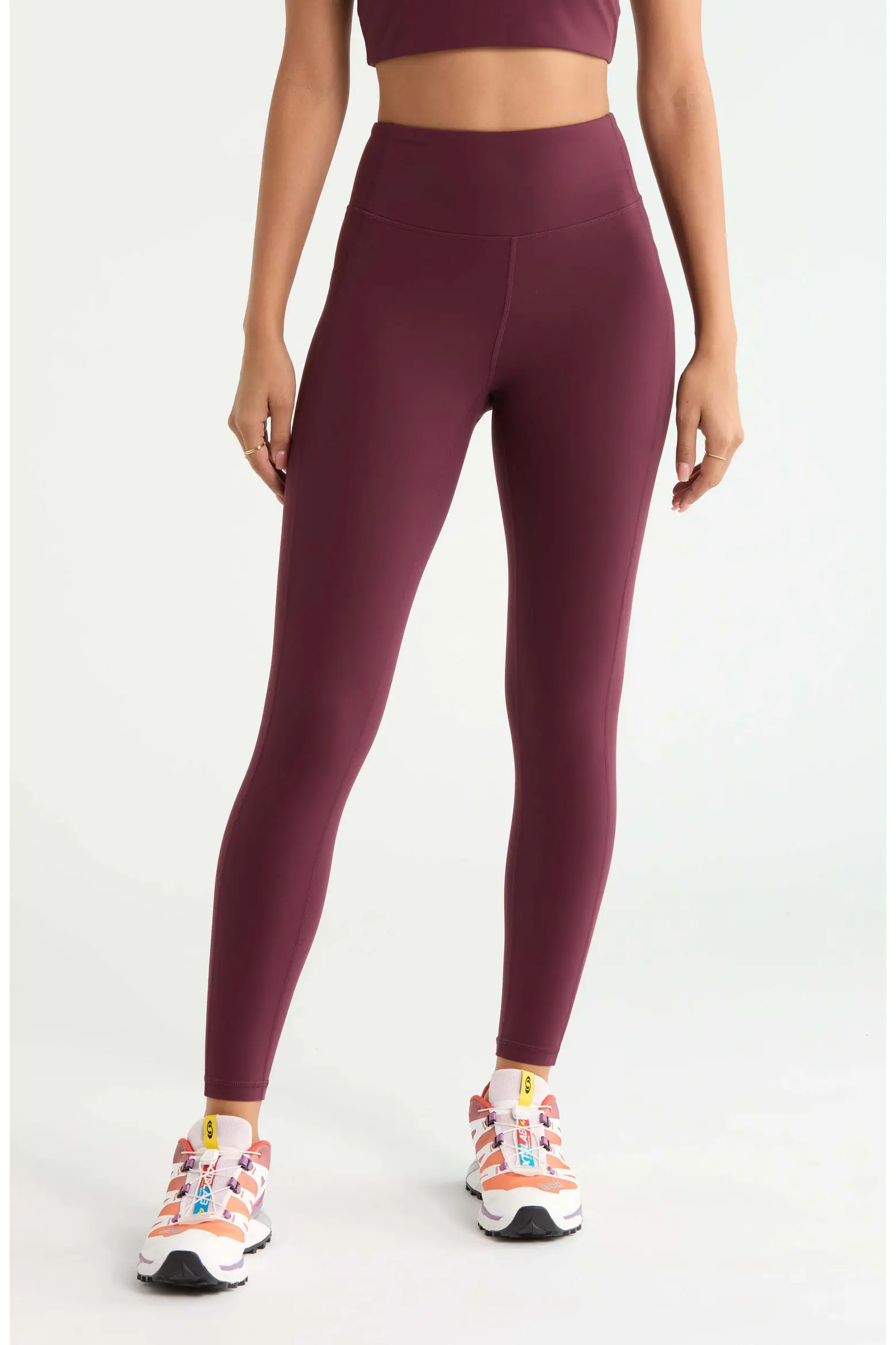 Zella Studio Luxe 7/8 High Waist Pocket Leggings (Women) | Nordstrom | Nordstrom