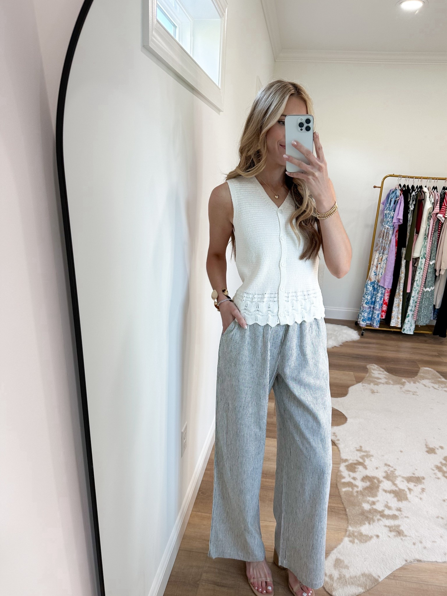 New at Walmart. Summer outfit. Linen pant. Size small, size down. I am 5’8.5  casual work. Casual oufit. Vacation outfit 

#LTKStyleTip #LTKFindsUnder50 #LTKSeasonal