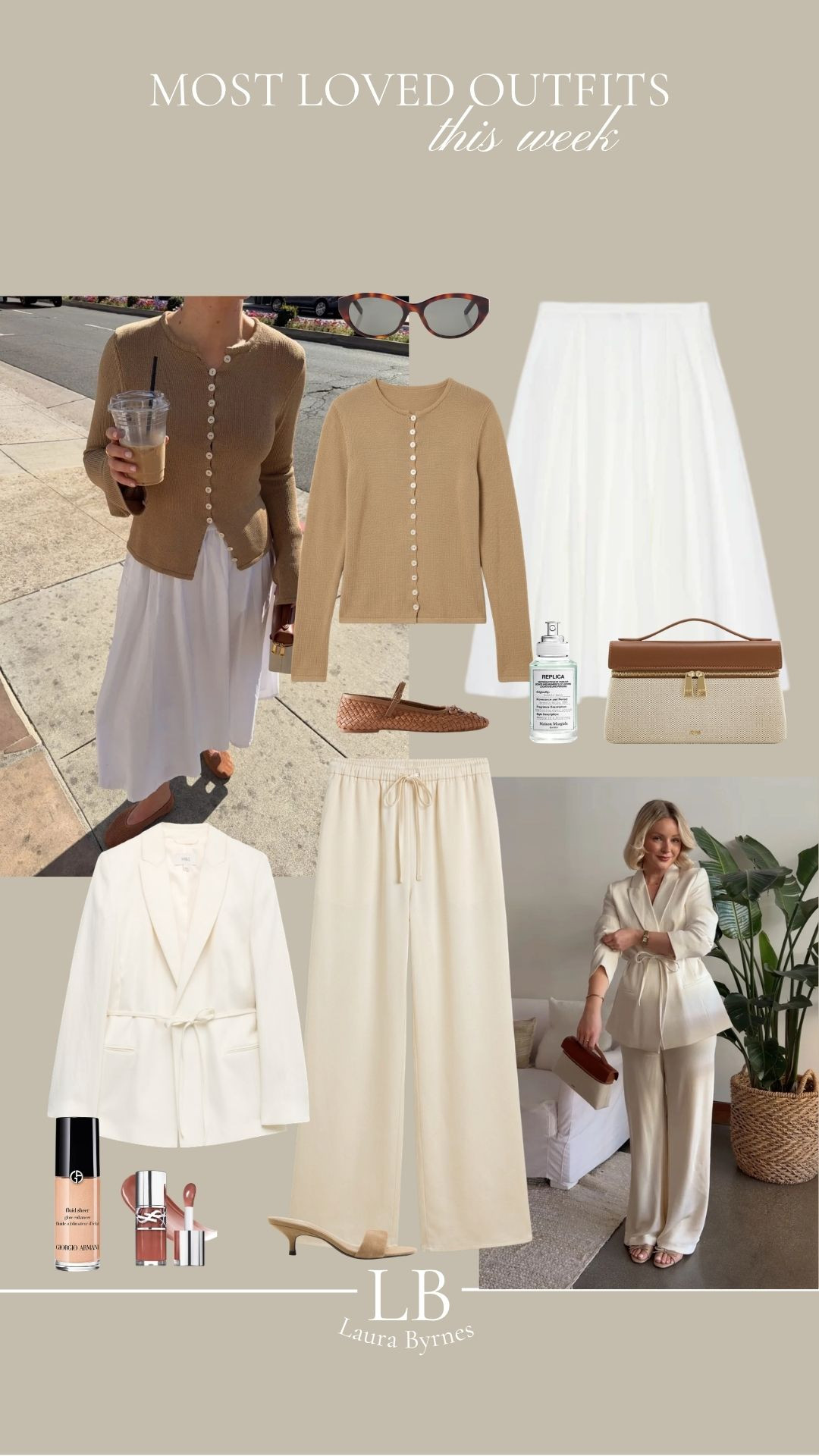Most Loved Outfits this week! 🤍 

Spring Style, Spring Fashion, Spring Outfit, Occasion Wear, Dressed up, Evening Outfit, Cream Blazer, Summer Outfit Inspiration, Jw Pei Bag, Beauty Essentials, Cream Skirt 

 #LTKuk #LTKspring #LTKsummer