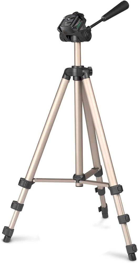 Hama "Star 75" Tripod | Light Tripod with 42.5-125cm Height | 3 Way Head | 1/4" Connection for DS... | Amazon (UK)