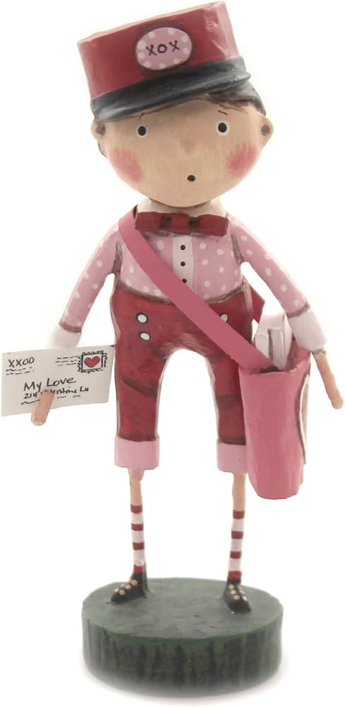 Lori Mitchell Valentine DELIVERY Polyresin Love Romance Mailman 12297. | Amazon (US)