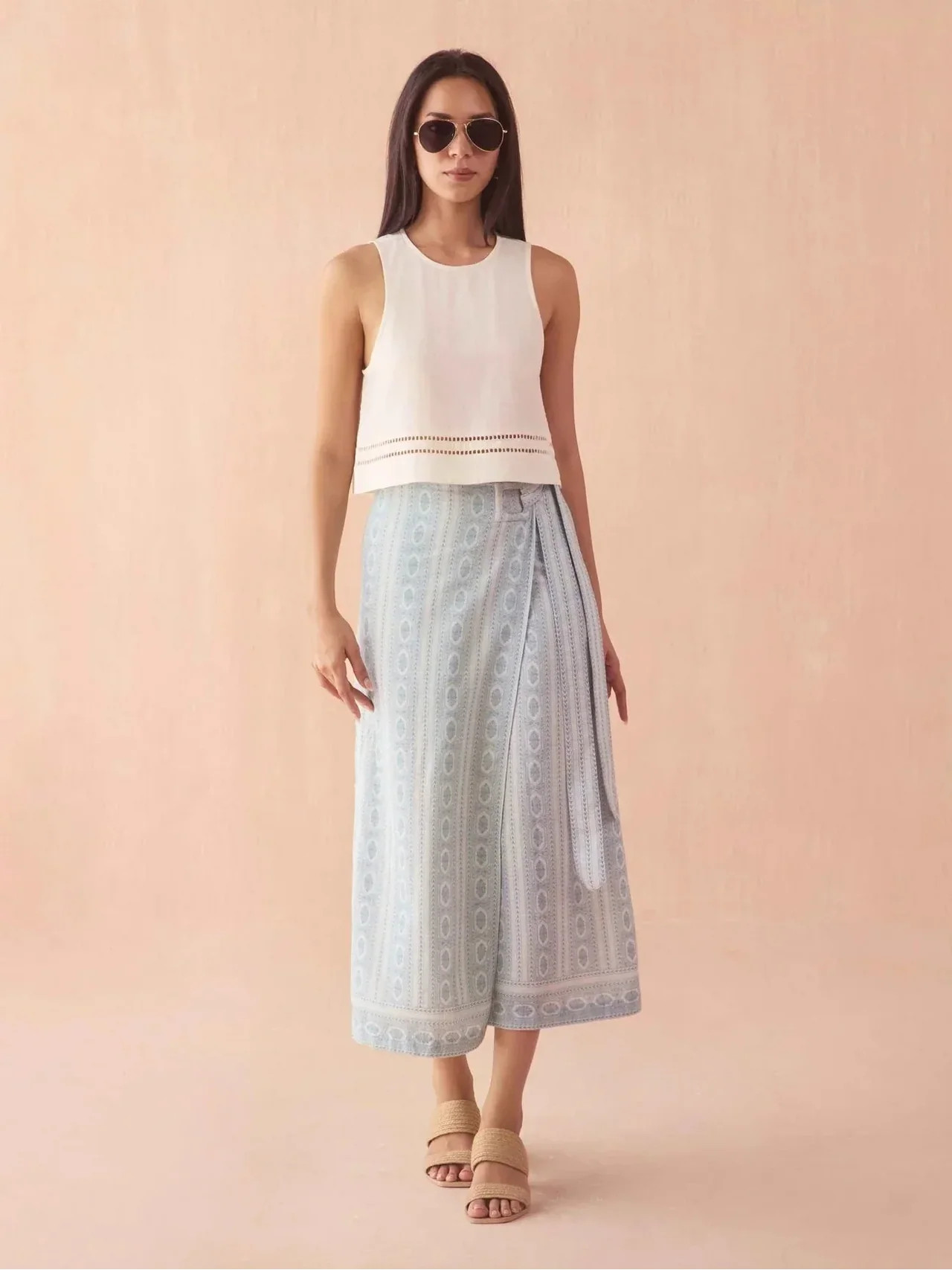 Sammi Skirt in Fiona Ice | Omika | Beau & Ro