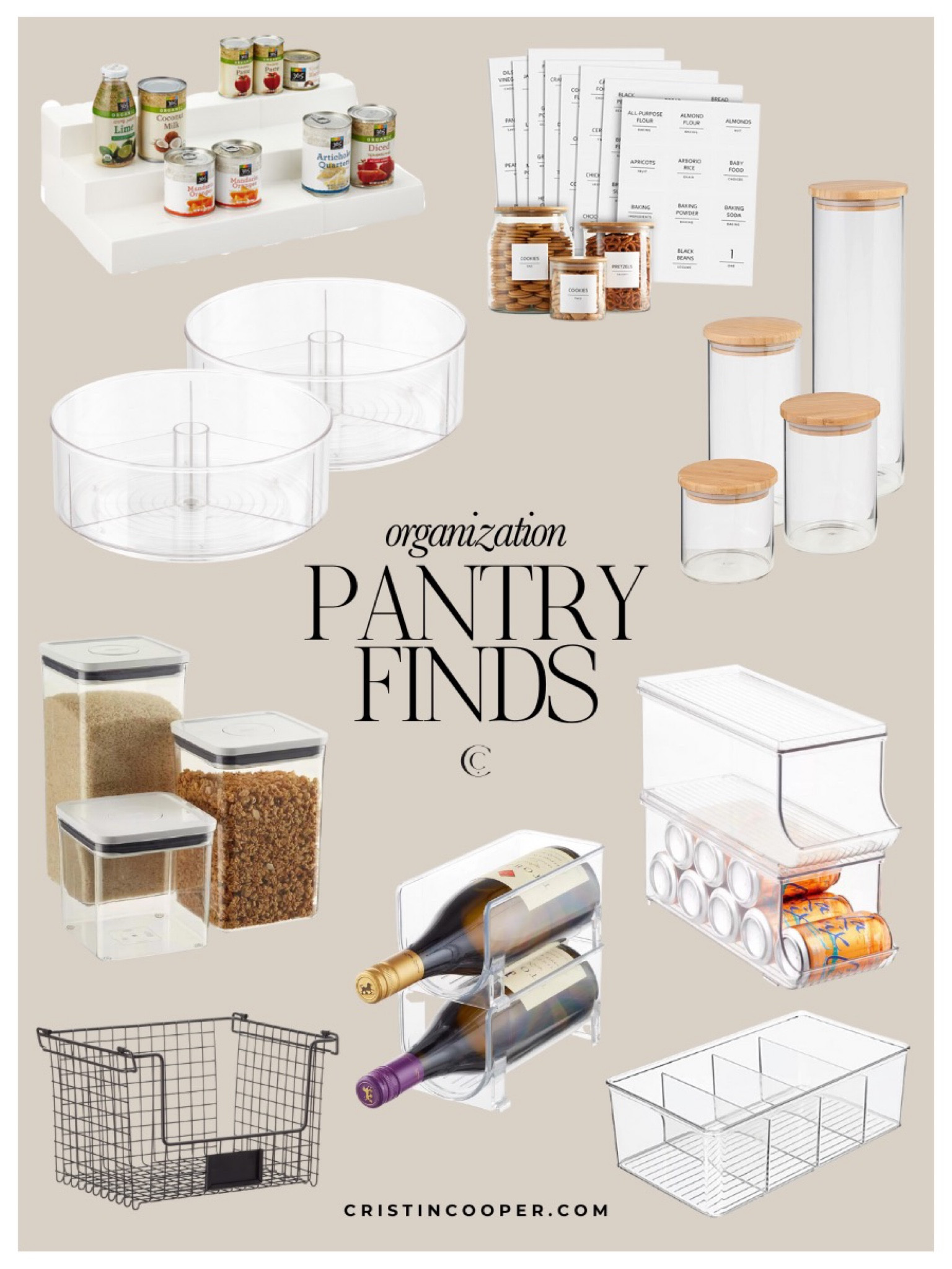 Pantry Storage and Organization Finds

Turntable // Fridge Can Bin // Wine Bottle Holder // Tea Bag Bin // Glass Jar Storage Set // Pop Top Container Set // Wire Basket with Label // Expandable Can Riser // Food Container Labels

For more organization finds head to cristincooper.com  

#LTKFind #LTKhome