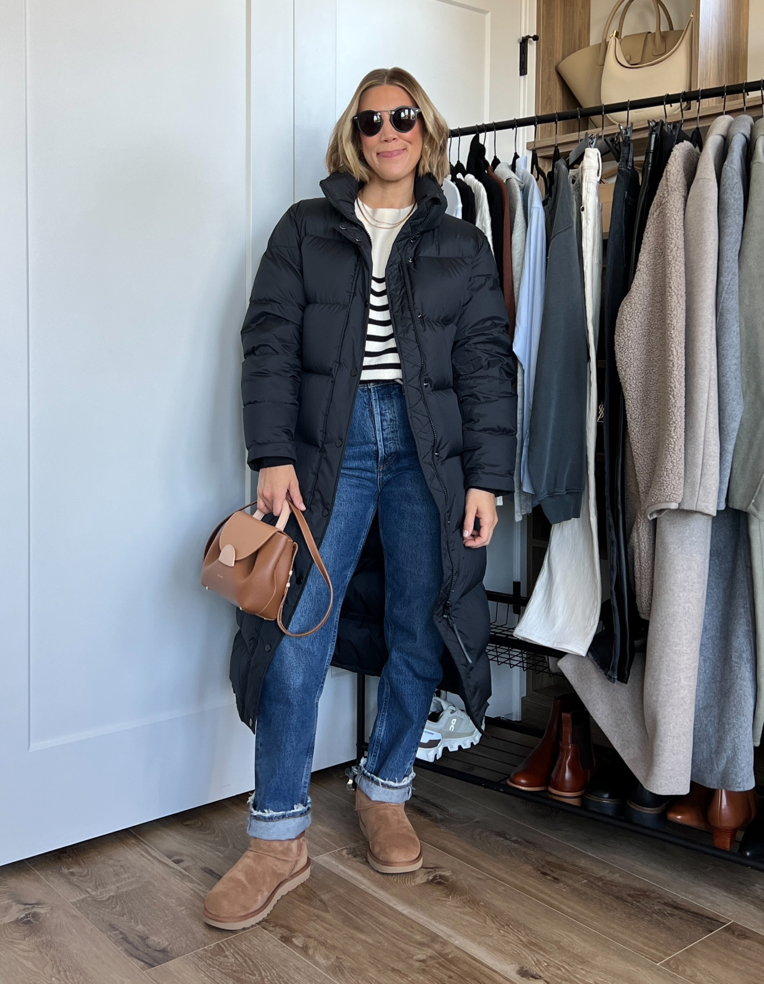 Wearing small sweater, 25 jeans (sized down one), small puffer coat, Uggs boots tts

#LTKsalealert #LTKfindsunder100 #LTKSeasonal