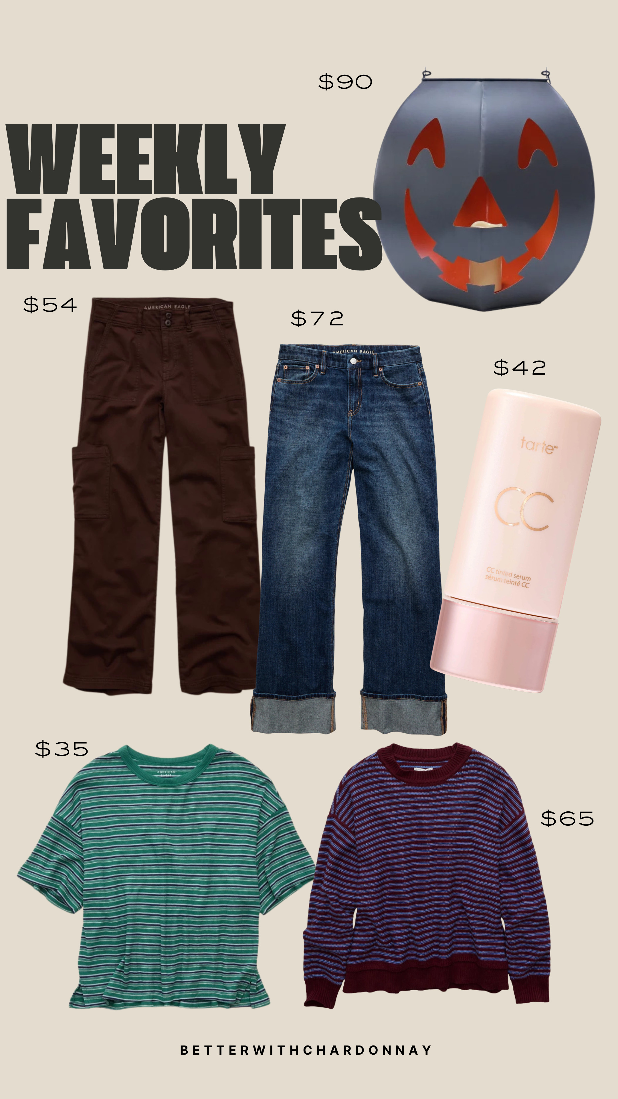 my favorites this week! can't get over these big jack o lanterns they look amazing!!!

 

 #LTKgrwm #LTKootd #LTKHome