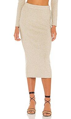 1. STATE Ribbed Skirt in Chino Heather from Revolve.com | Revolve Clothing (Global)