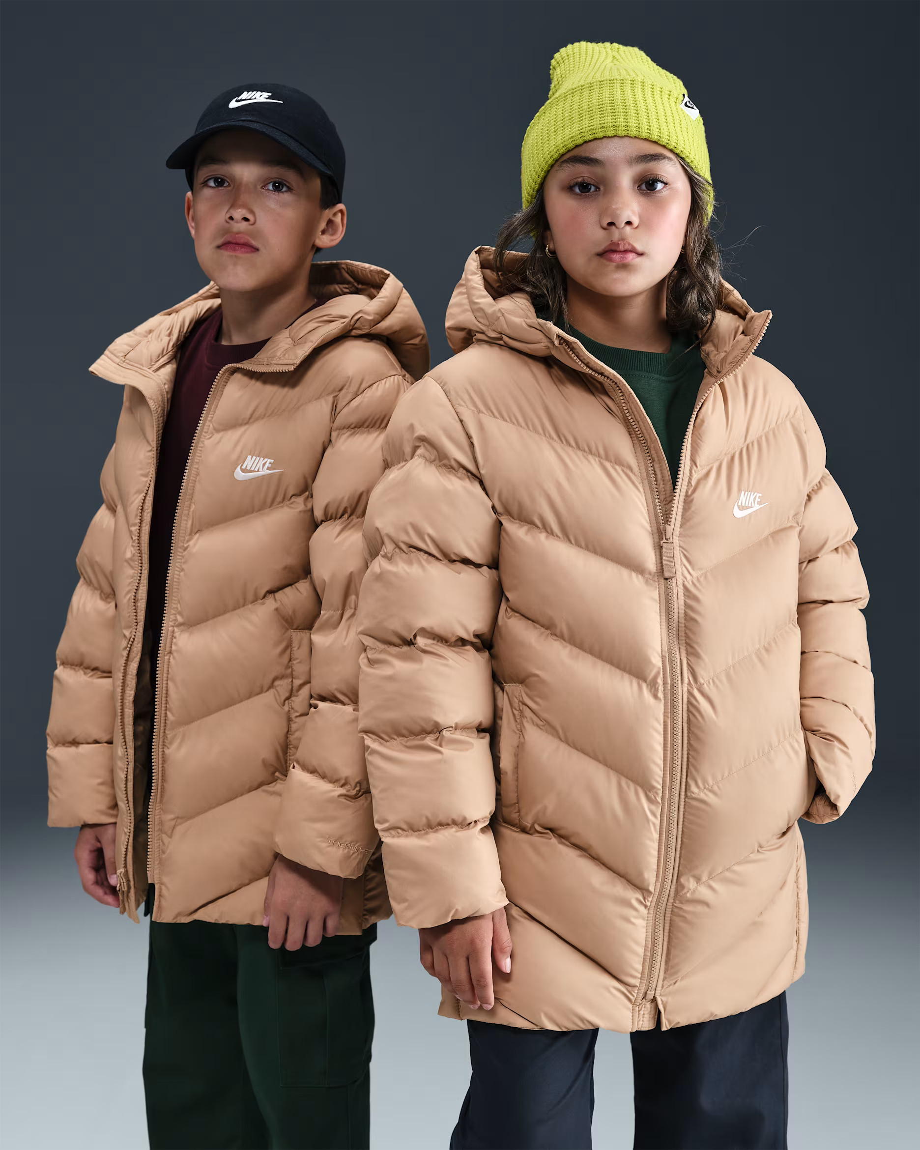 Nike Sportswear All Day Play Big Kids' Therma-FIT Loose-Fit Mid-Length Puffer Jacket | Nike (US)
