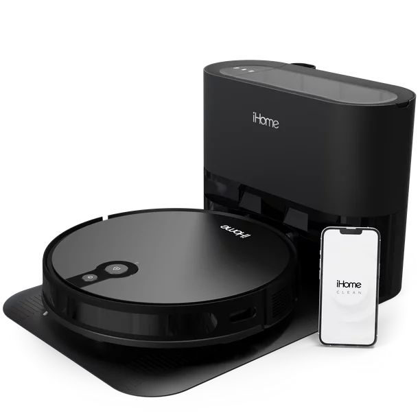 iHome AutoVac Eclipse Pro Robot Vacuum with Auto Empty Base and Mapping Technology, 2200pa Ultra ... | Walmart (US)