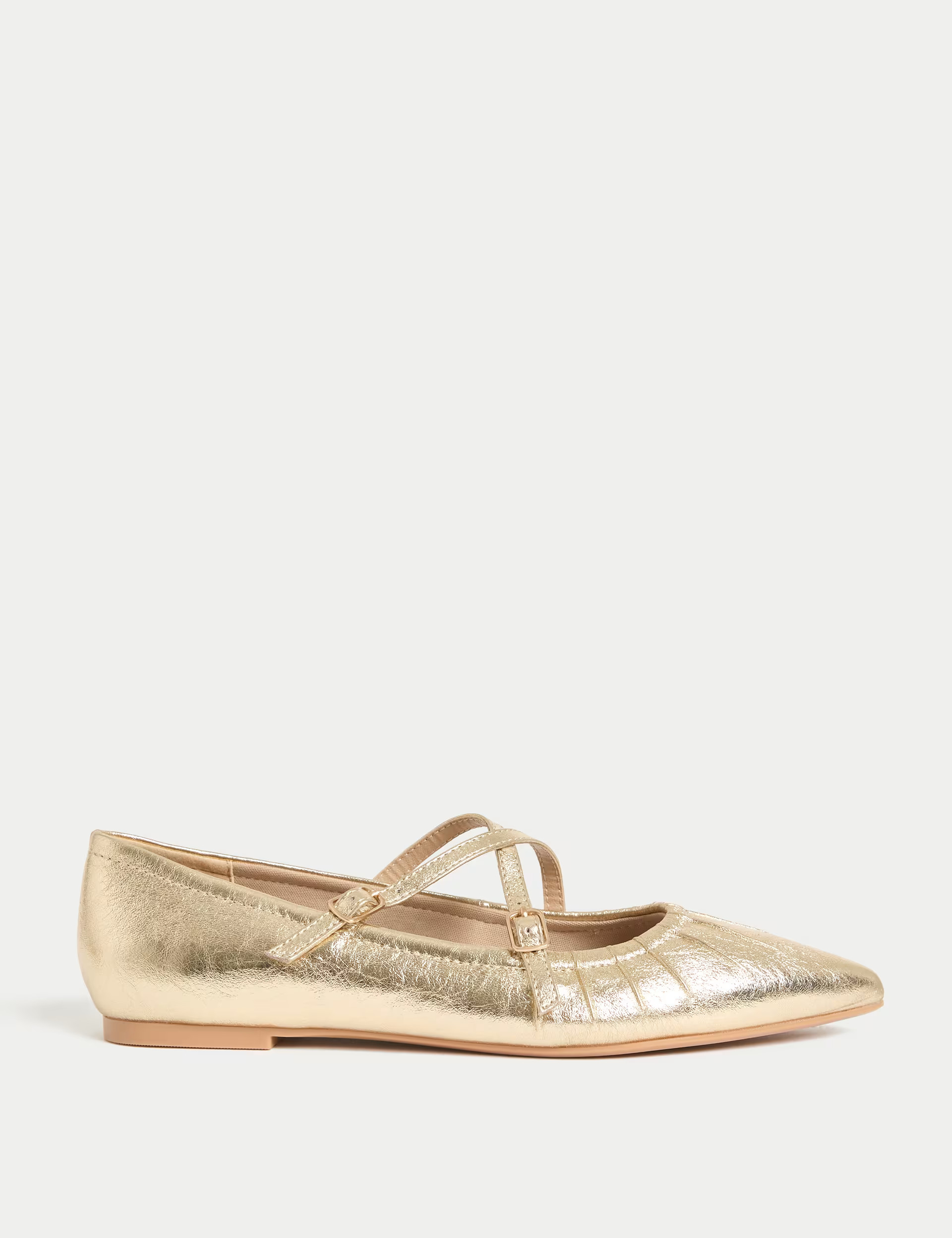 Strappy Pointed Ballet Pumps | Marks & Spencer (UK)
