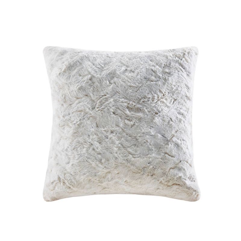 20"x20" Oversize Marselle Faux Fur Square Throw Pillow - Madison Park | Target