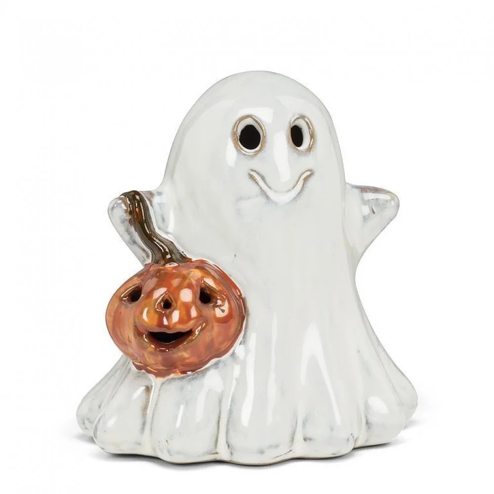 Small Ghost With Jack O'Lantern | Wayfair North America