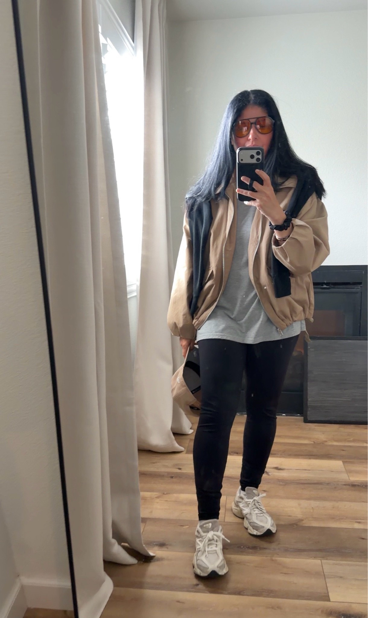 🖤🩶🤎 combo 

large in the tee. They run big
Jacket large 
Leggings large
Sweater large 
Shoes so comfy 

#sportsmom #sportsmomoutfit

#LTKmomlife #LTKootd #LTKgrwm