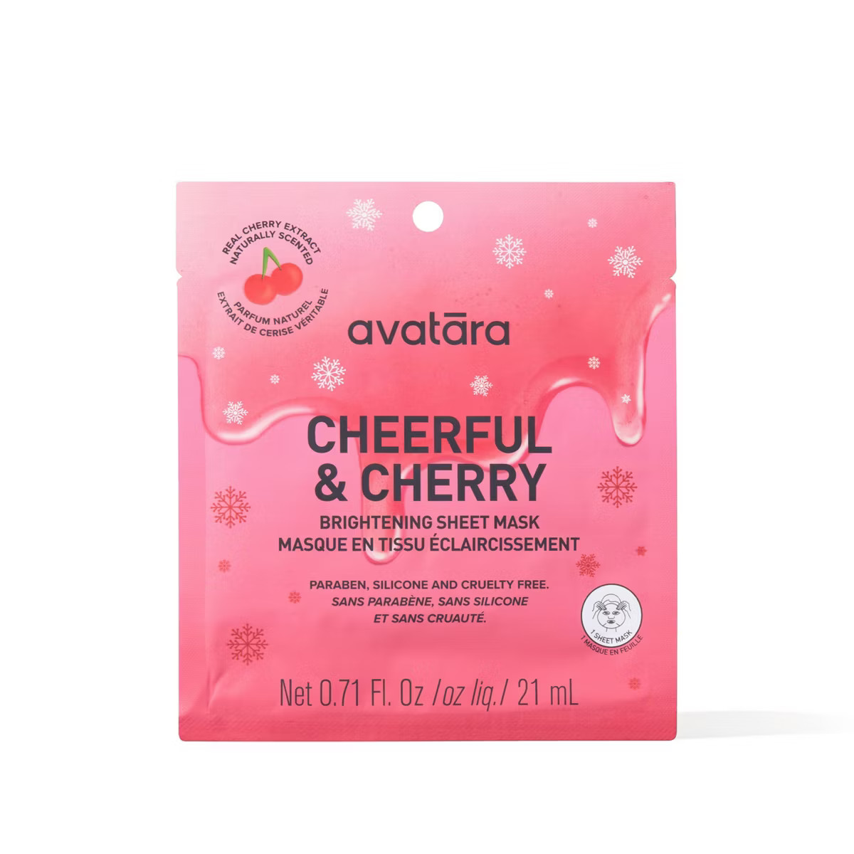 Avatara Face Mask - Cheerful & Cherry - 0.71 fl oz | Target