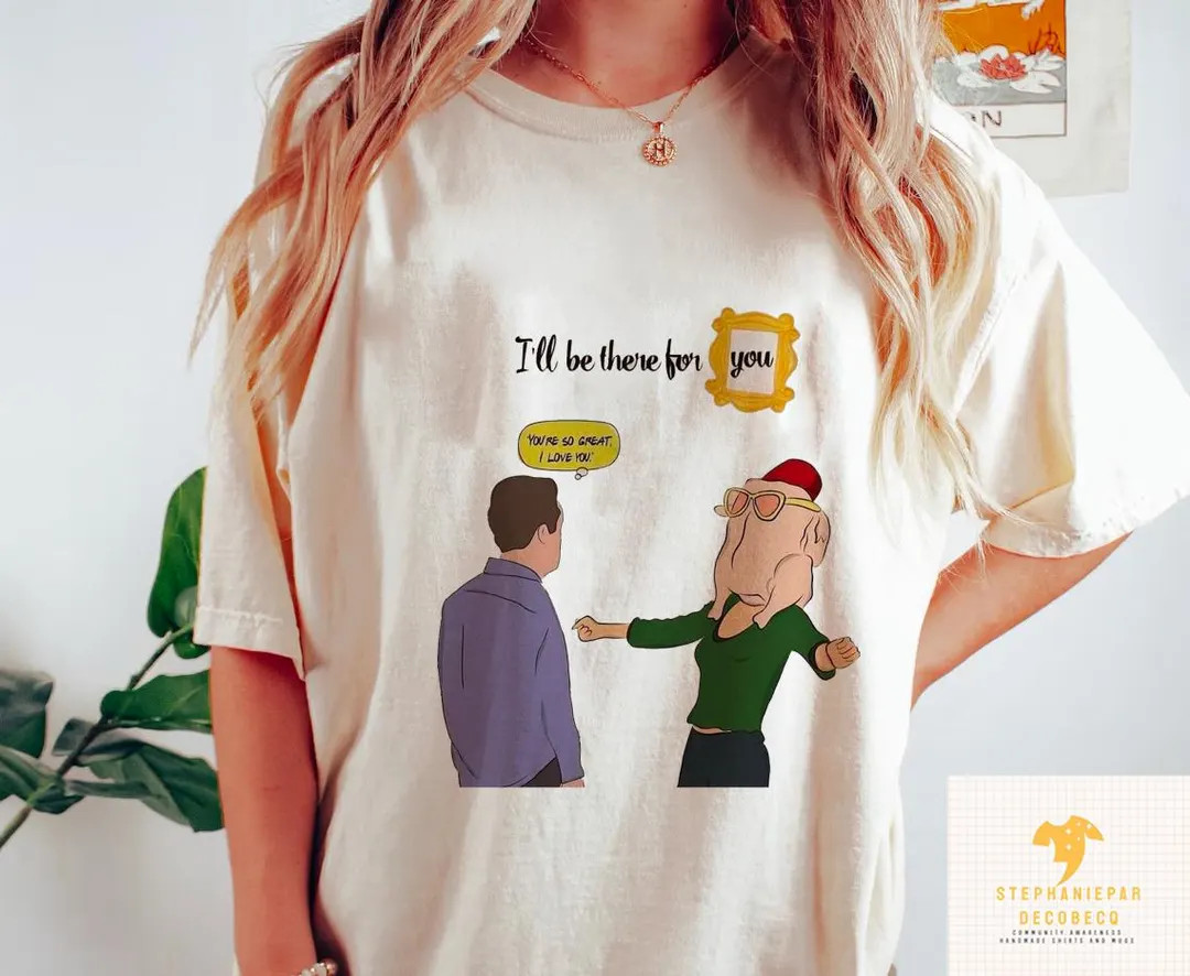 Chandler Monica Thanksgiving Shirt, Friends Shirt, Friends Thanksgiving Sweatshirt, Ross Rachel M... | Etsy (US)