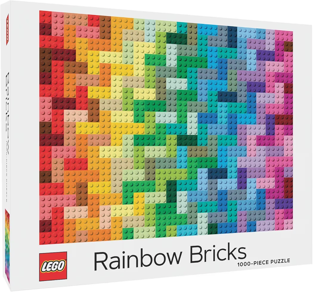 LEGO Rainbow Bricks 1000 Piece Jigsaw Puzzle | Amazon (US)