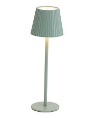 14in Fluted Top Portable Rechargeable Touch Lamp | TJ Maxx