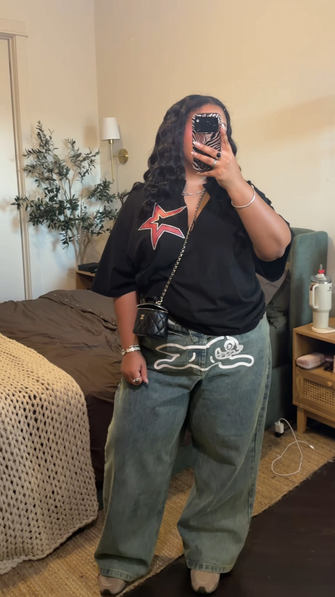 baseball game ootd ⚾️ 
Shirt custom made, white bracelet Hermes (can’t link) 

#LTKgrwm #LTKTravel #LTKootd