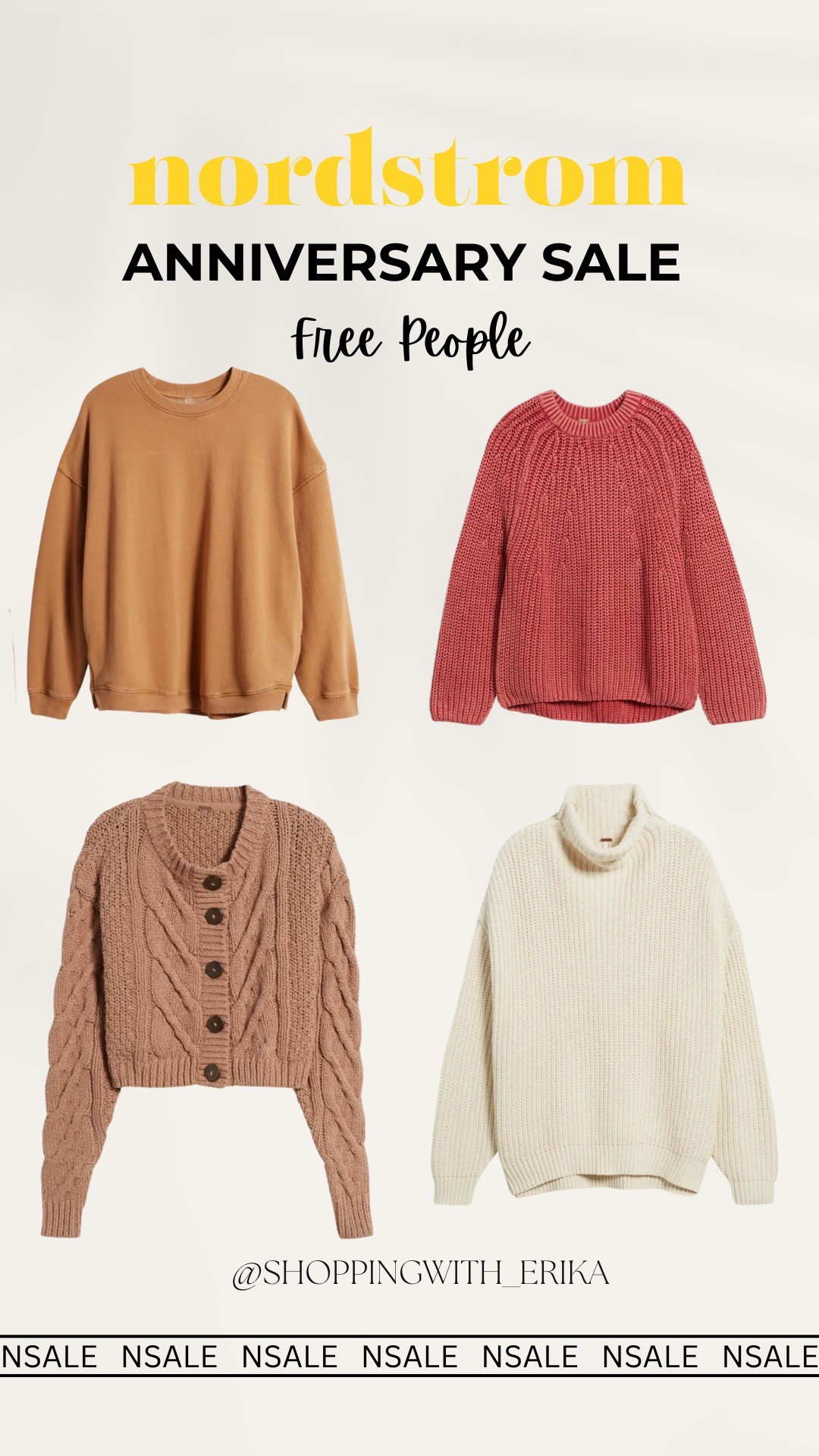 Nordstrom sale free people sweaters 

#LTKxNSale #LTKSaleAlert #LTKFindsUnder100