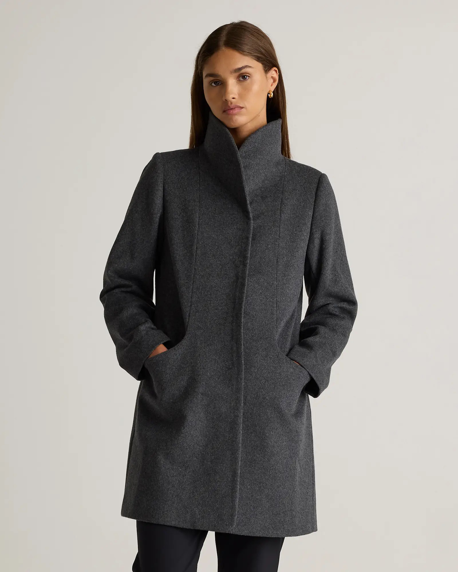 Italian Wool Cocoon Coat | Quince