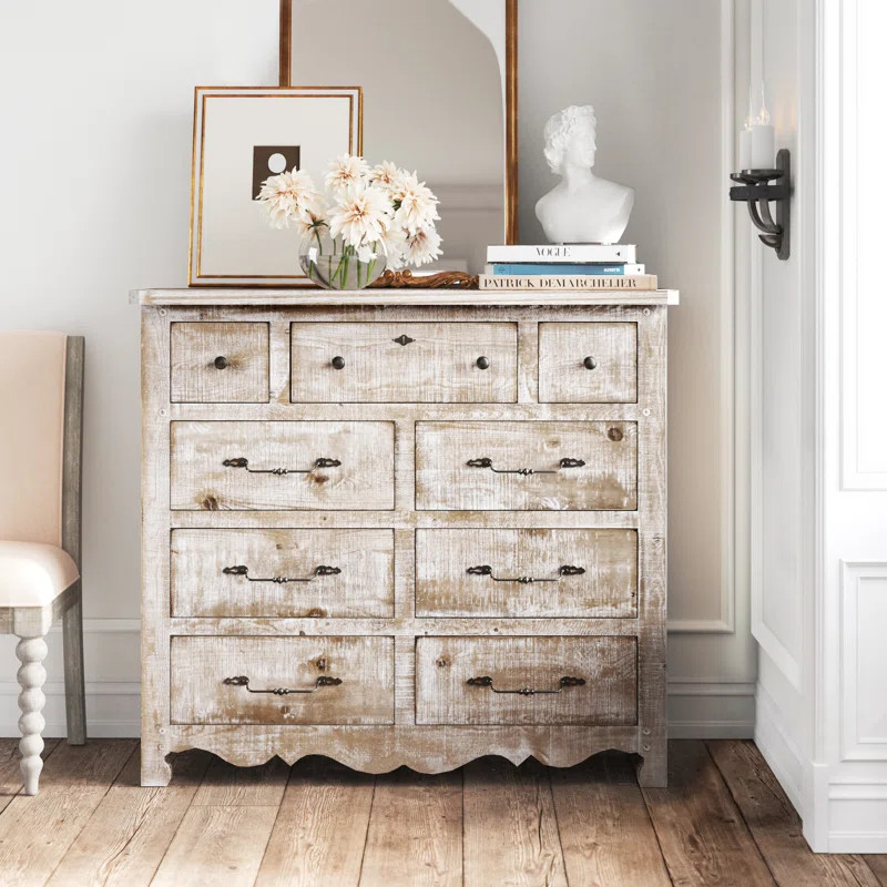 Lyra 9 Drawer 50'' W Double Dresser | Wayfair North America