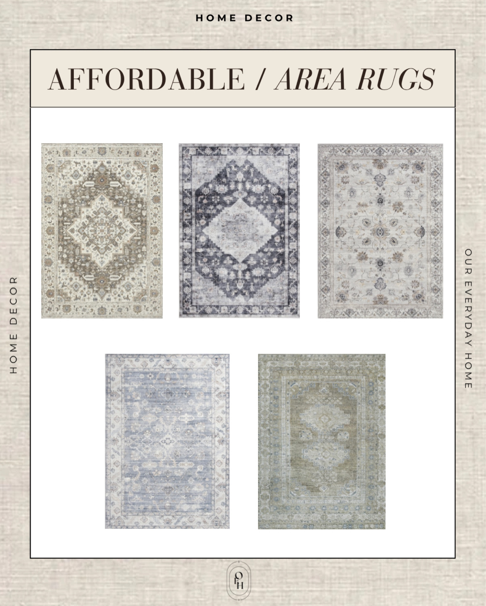 Walmart home affordable area rugs all under $100! 

#LTKhome #LTKfindsunder100 #LTKsalealert