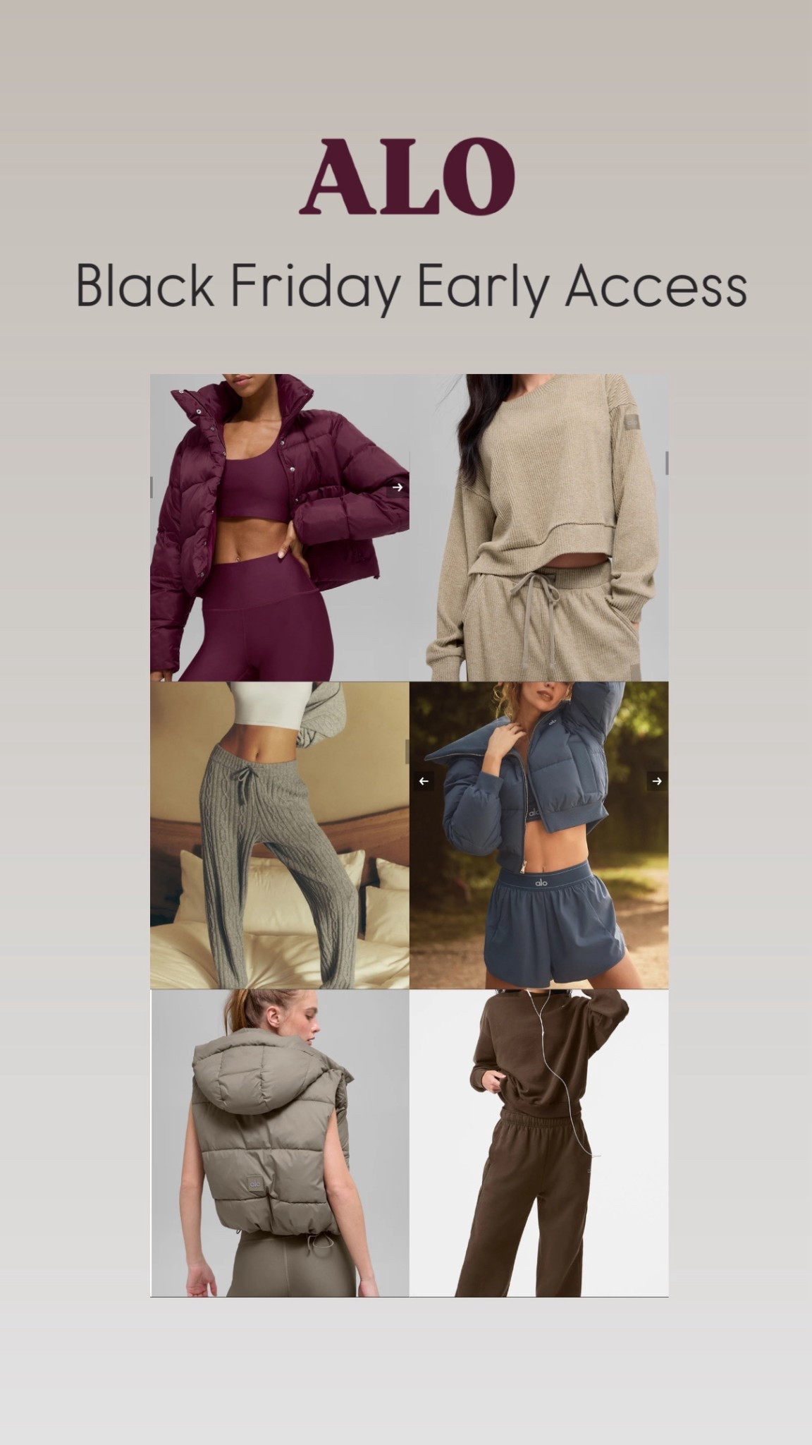 Early Black Friday Access!!!

Comfort
Workout
Active
Cozy
Set
Sweatpants 
Sweater
Sweatshirt
Sale
Gift 
Christmas 



#LTKActive #LTKSaleAlert #LTKU