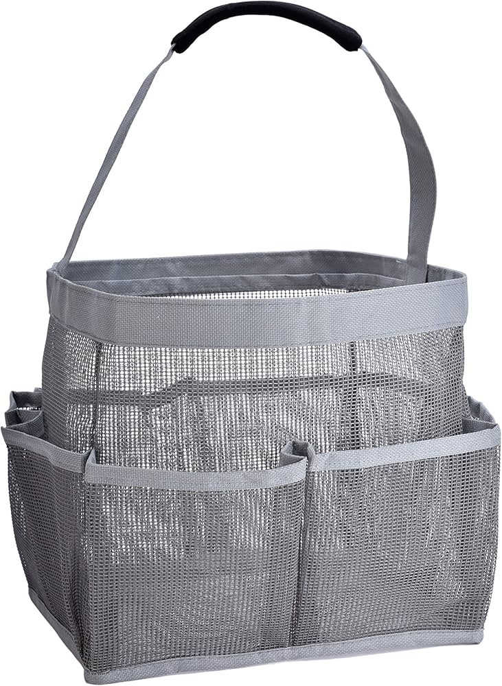 Mesh Shower Bag - Easily Carry, Organize Bathroom Toiletry Essentials while Taking a Shower. (9-P... | Amazon (US)
