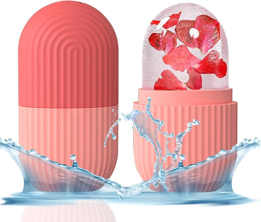 KOGITI Ice Mold for Face, Ice Roller for Face & Eye, Beauty Facial Ice Rollers Ice Holder Mold Fa... | Amazon (US)