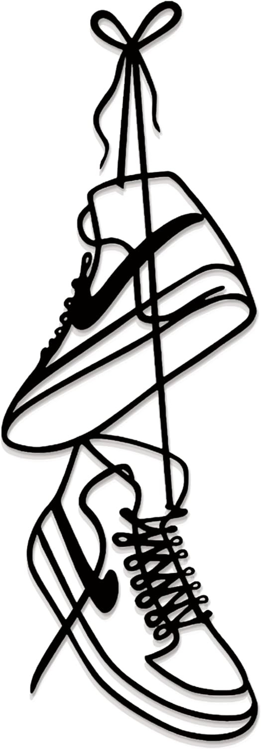 Fcimu Metal Sneaker Wall Decor, Unique Teen Room Decor, Metal Wall Art, Room Decor for Boy & Girl... | Amazon (US)