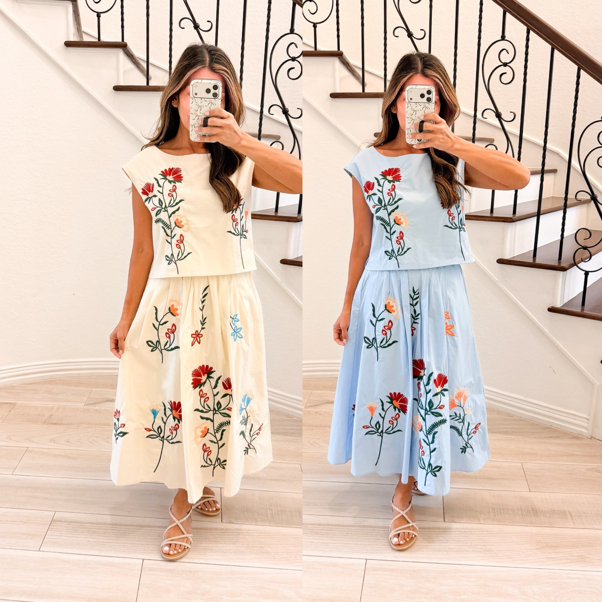 I’m 5’2” 118#ish for reference 
Size small in these 2 piece sets tts.
Sandals size down if half size: otherwise stay tts. 
Summer outfits.

#LTKOver40 #LTKPetite #LTKTravel