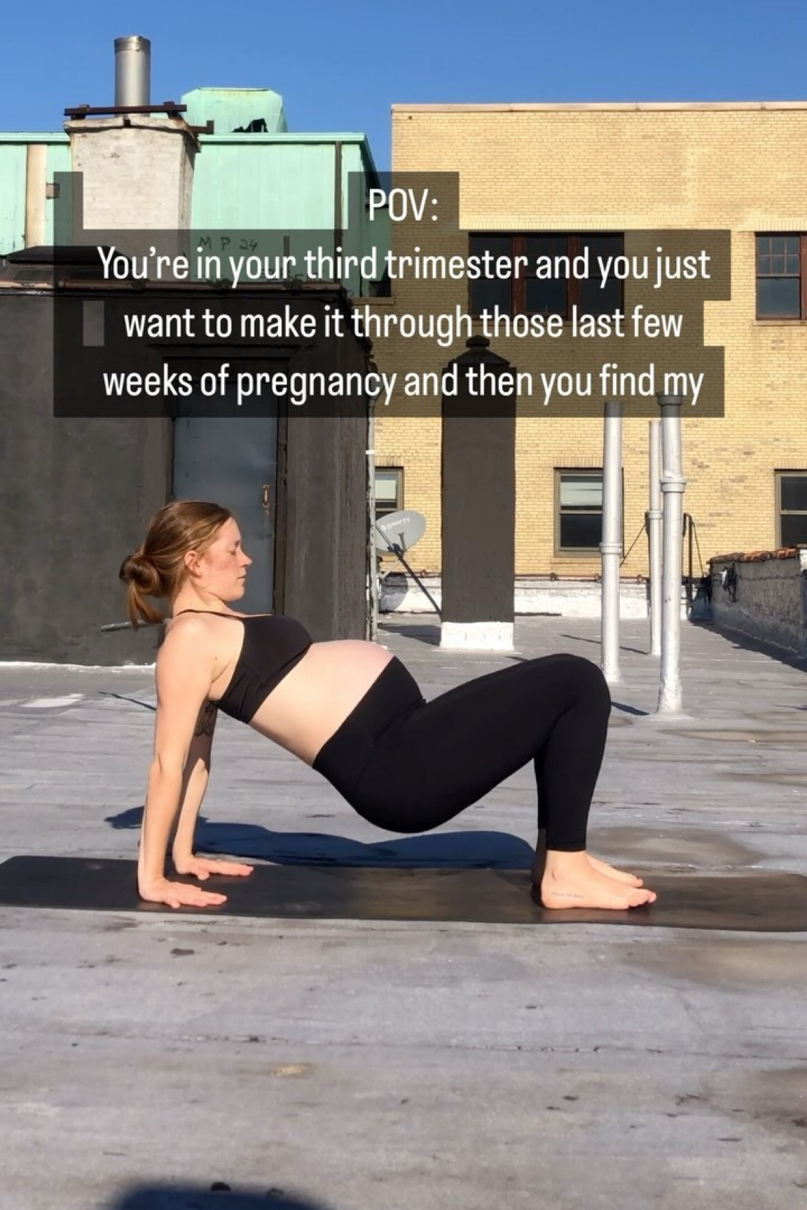 Can’t go wrong with classic black — and non-maternity yoga pants that fit all the way through 39 weeks 2 days! 👶

#LTKFitness #LTKBump #LTKBaby