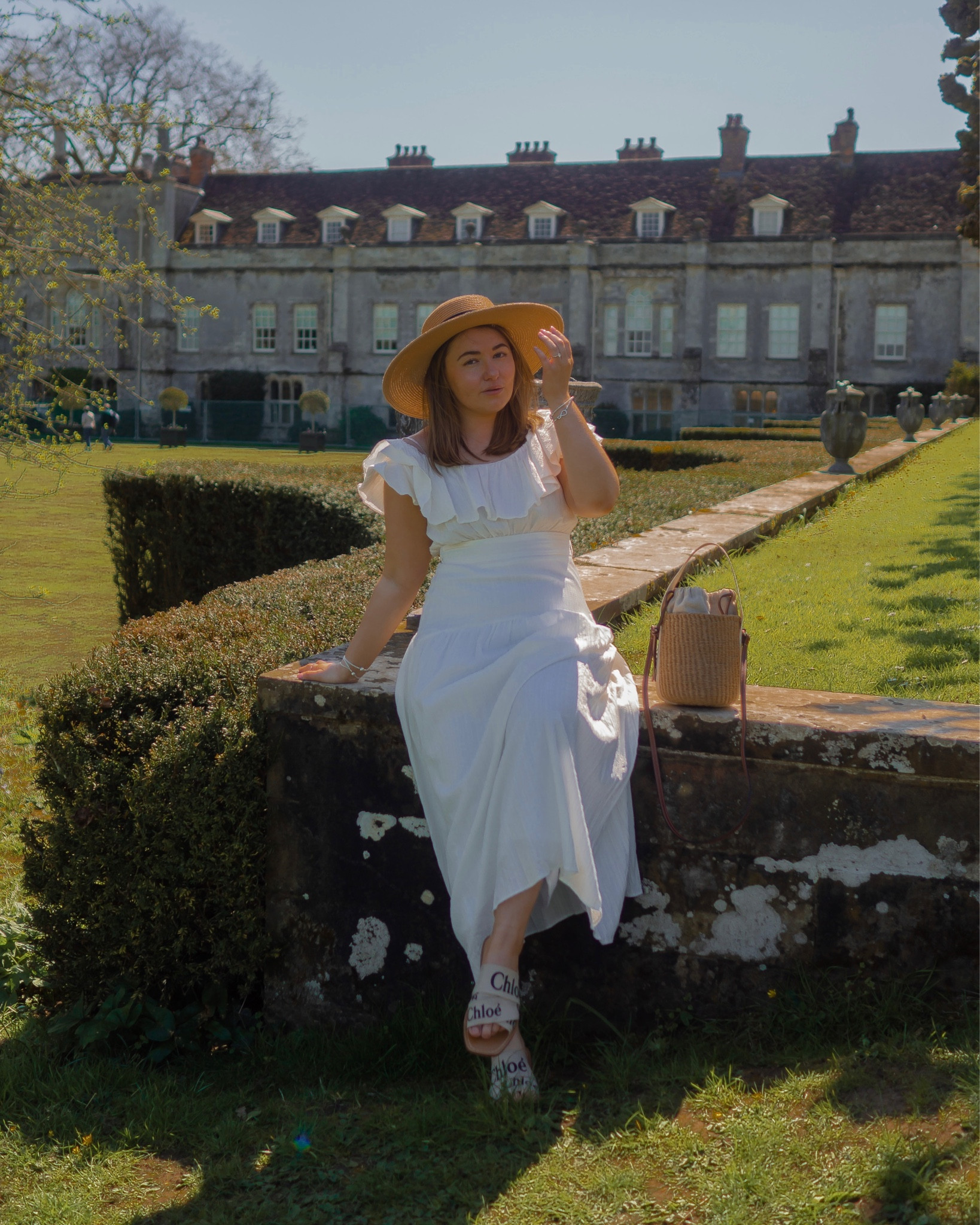 Little white dress for spring 