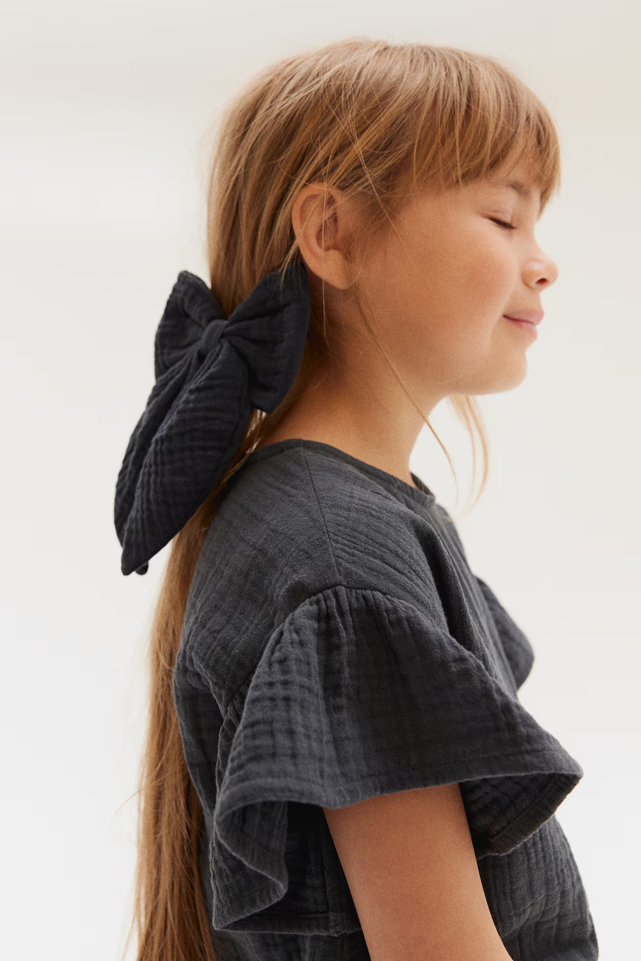 Cotton Muslin Hair Bow | H&M (US + CA)