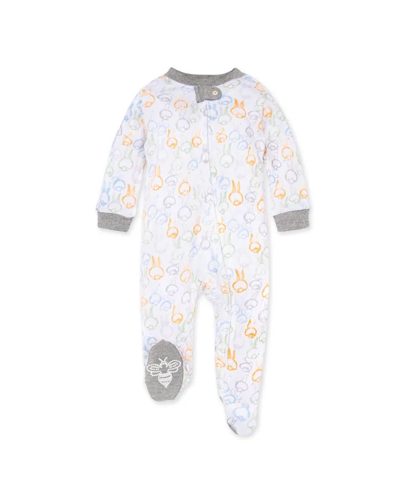 Cotton Tails Organic Baby Loose Fit Footed Easter Pajamas | Burts Bees Baby