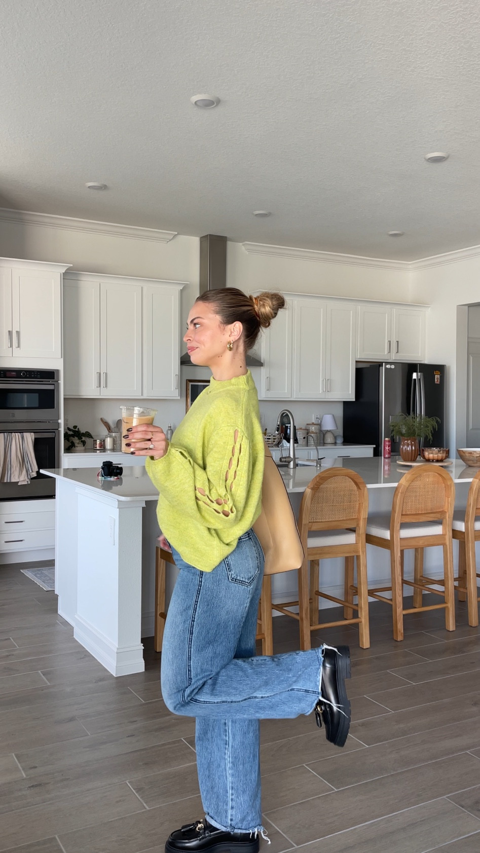 Church ootd 💚 sweater is one size!

#LTKWatchNow #LTKSeasonal #LTKGiftGuide