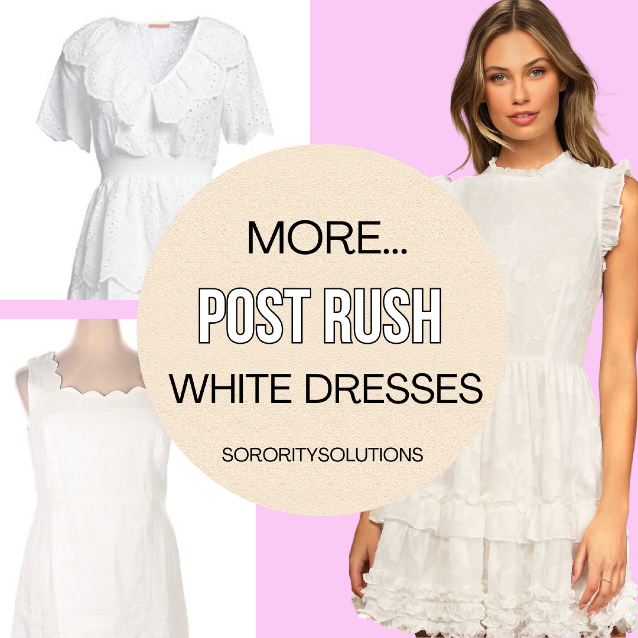 Mom alert ‼️ 

Grab a white dress 👗 now before you get a 911 call your new Sorority gal needs it the next day 😂





#LTKStyleTip #LTKxNSale