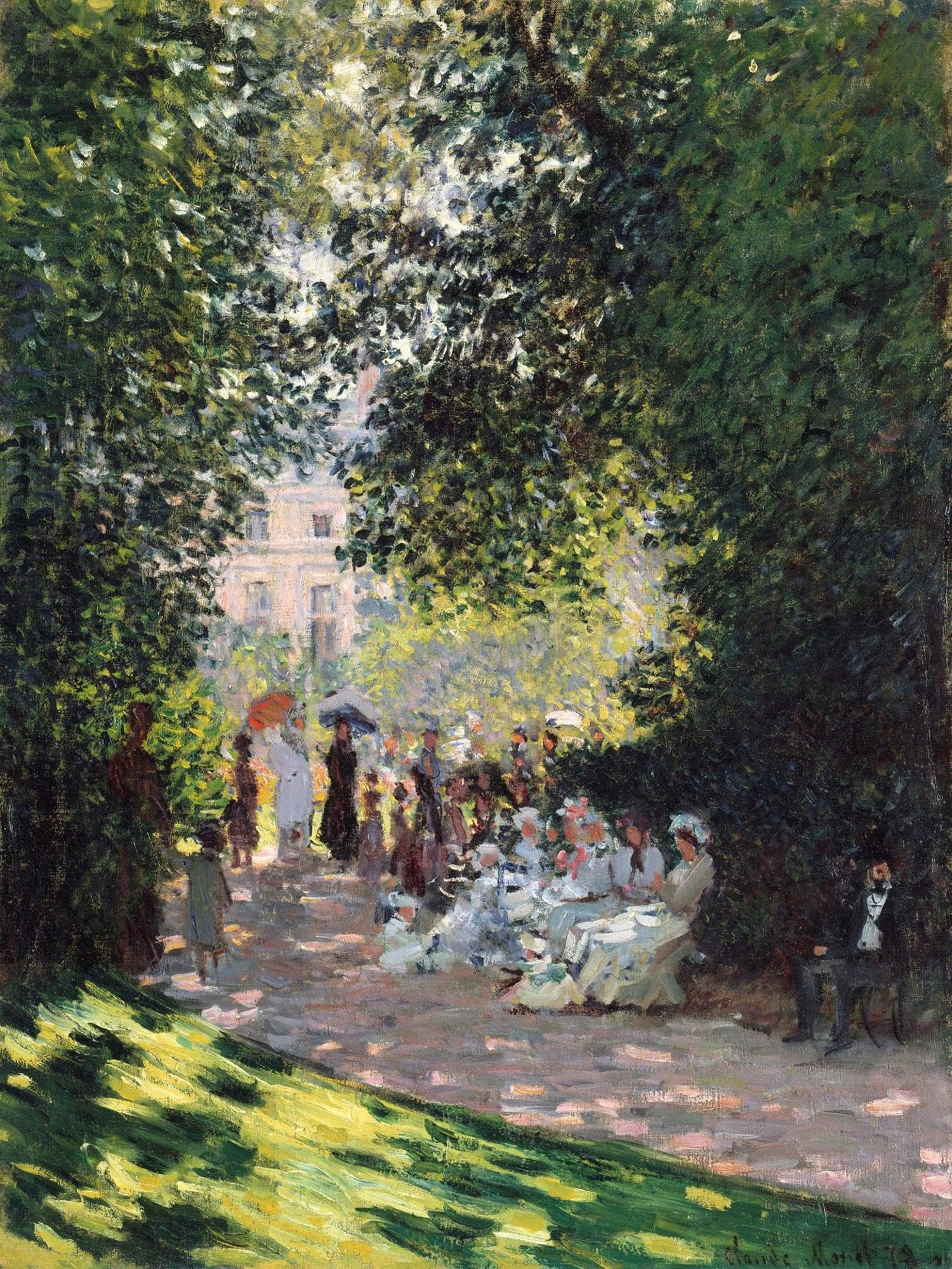 ART.COM Wall Art Prints The Parc Monceau, 1878 by Claude Monet, Figurative Decor, 12" x 16" | Amazon (US)