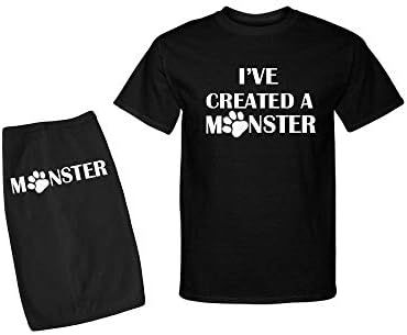 PandoraTees Matching Dog and Owner Outfit -I've Created A Monster | Amazon (US)