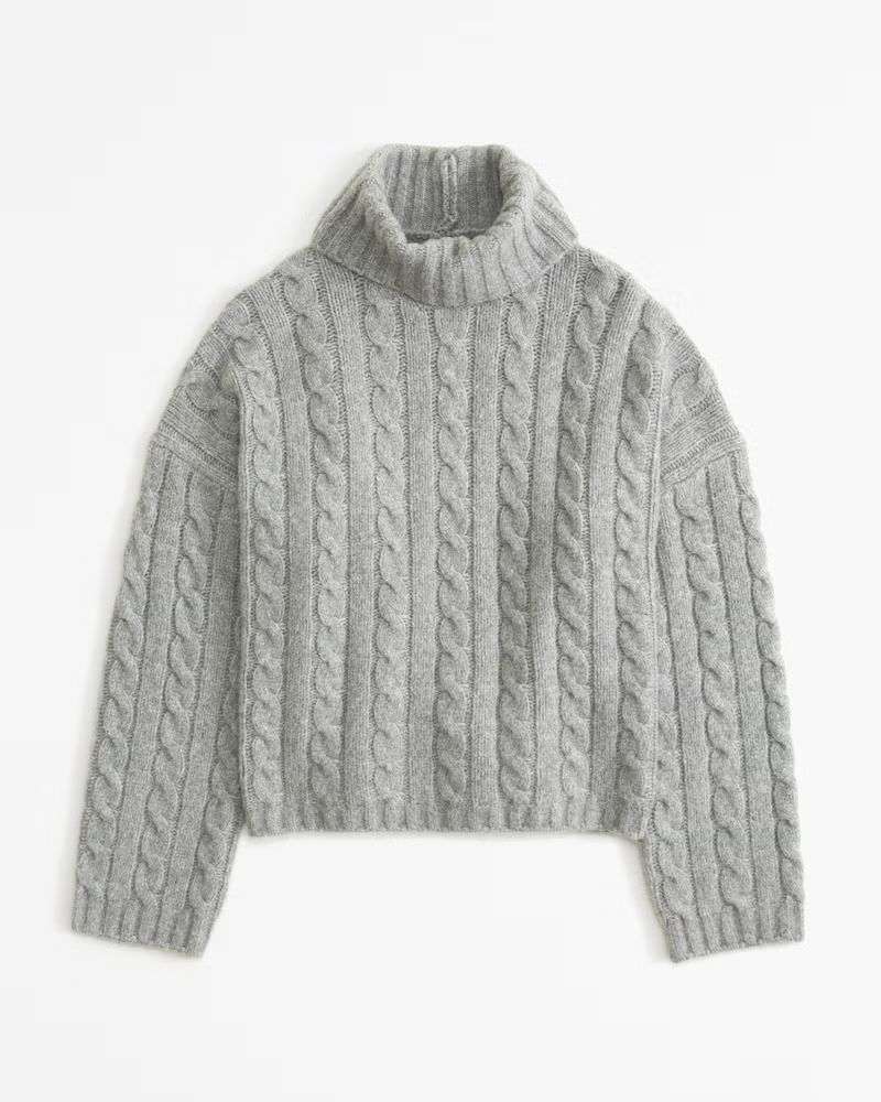 Women's Wedge Turtleneck Sweater | Women's Up To 40% Off Select Styles | Abercrombie.com | Abercrombie & Fitch (US)