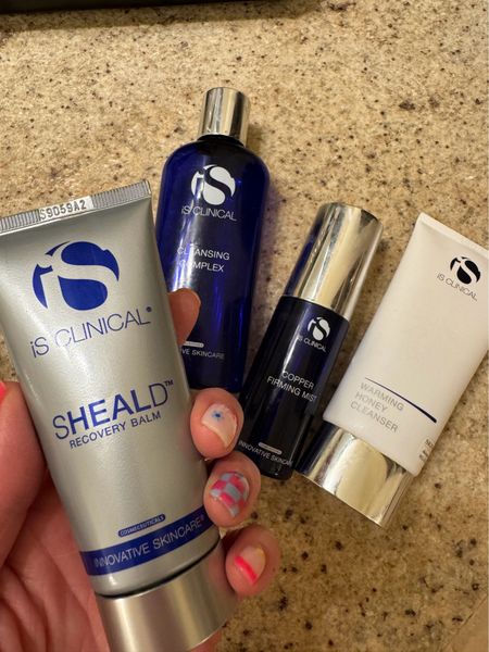 These are some of my favorite products. This face shield that I usually use after laser treatment came in handy for me and my kids whenever one of us was feeling a little too sunburnt on vacation. 

#LTKtravel #LTKfamily #LTKbeauty