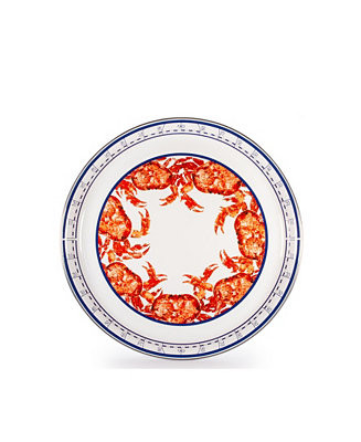 Crab House Enamelware Collection 15.5" Serving Tray | Macy's