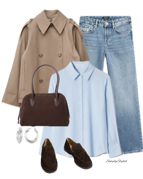 Trench coat styling for that everyday style.

Paired with jeans and loafers.

Street style, loafers, Highstreet, spring, trench coat, jeans, oufit idea, everyday style, everyday outfit, daily style, casual chic

#LTKspring #LTKuk #LTKFashionMonth