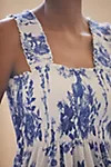 Conditions Apply Katalia Printed Smocked Peplum Tank | Anthropologie (US)
