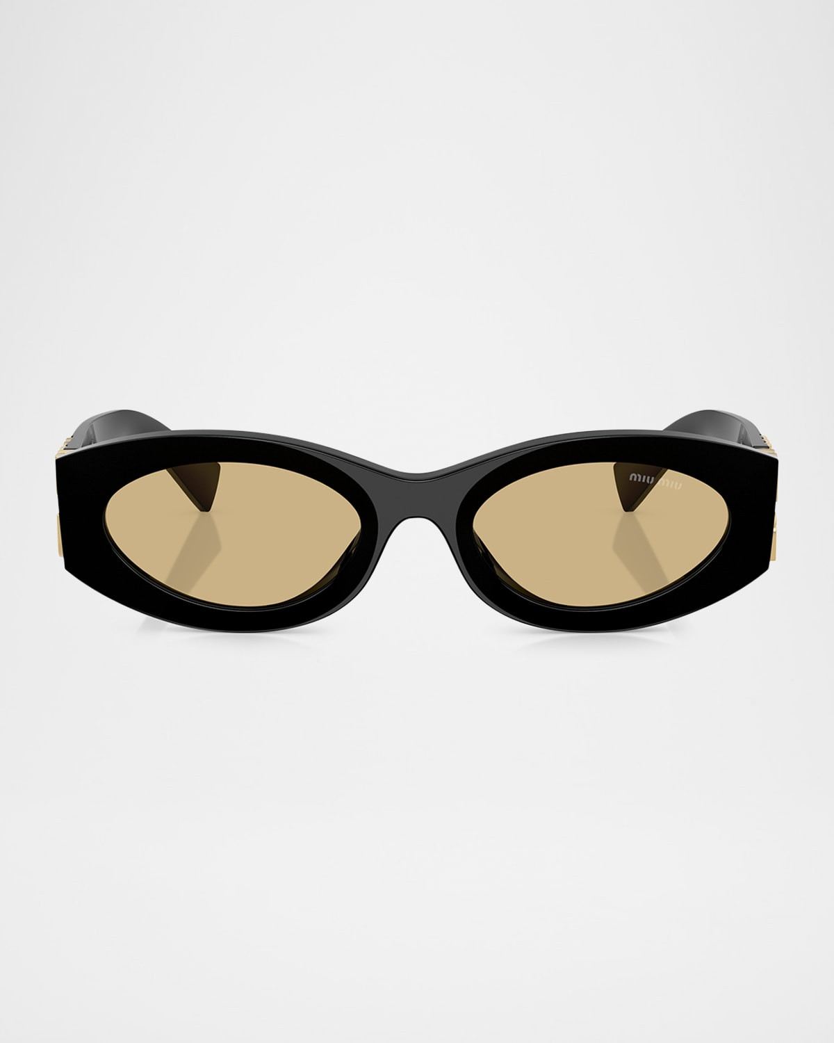 MU 11WS Acetate Oval Sunglasses | Neiman Marcus